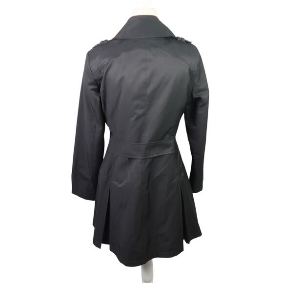 Via Spiga Black Double-Breasted Button Peacoat Jacket Small - Picture 4 of 6